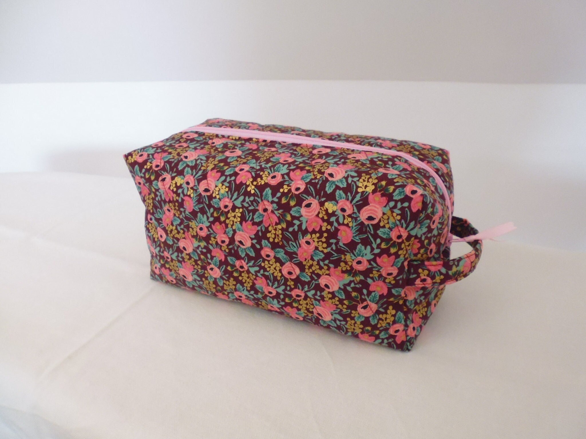 Pen Case or Glasses Case, Pencil Case, Perfect Gift, Adult Pencil Case,  Makeup Brushes, Liberty Style Fabric 