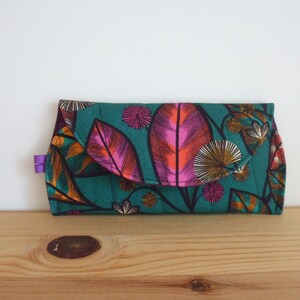 Etui à Lunettes en Tissu Molletonné Fleuri