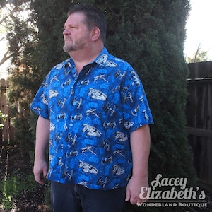 Disney Star Wars Schiffe Button-Up Shirt mit Tasche