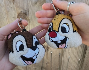 Chip & Dale Inspired Keychain Friends
