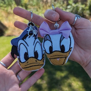 Donald & Daisy Inspired Keychain Friends