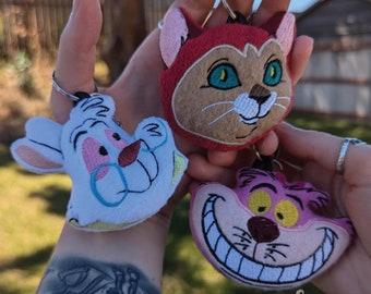 Wonderland Inspired Keychain Friends