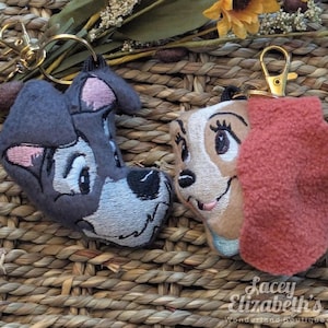 Lady & Tramp Inspired Keychain Friends