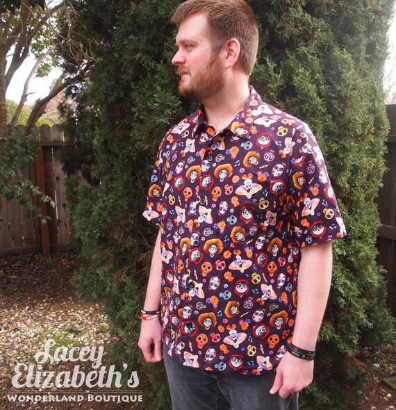 pixar button up shirt