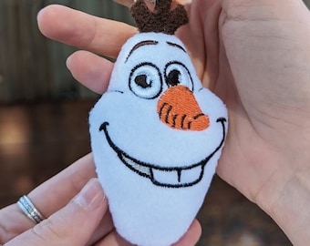 Olaf Inspired Keychain Friend