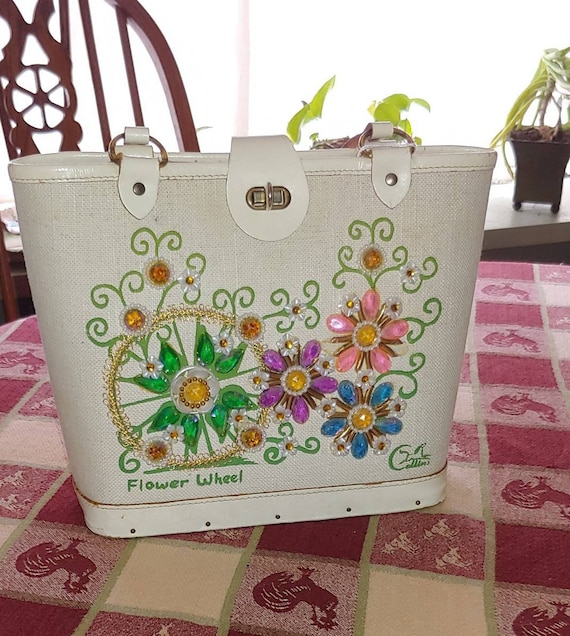 Vintage 1960s Enid Collins purse/FREE SHIPPING
