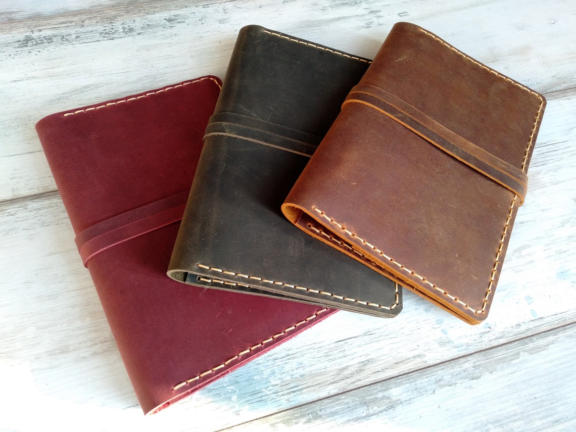 Leather Large Size Moleskine Organizer Leather Moleskine Cover Etsy