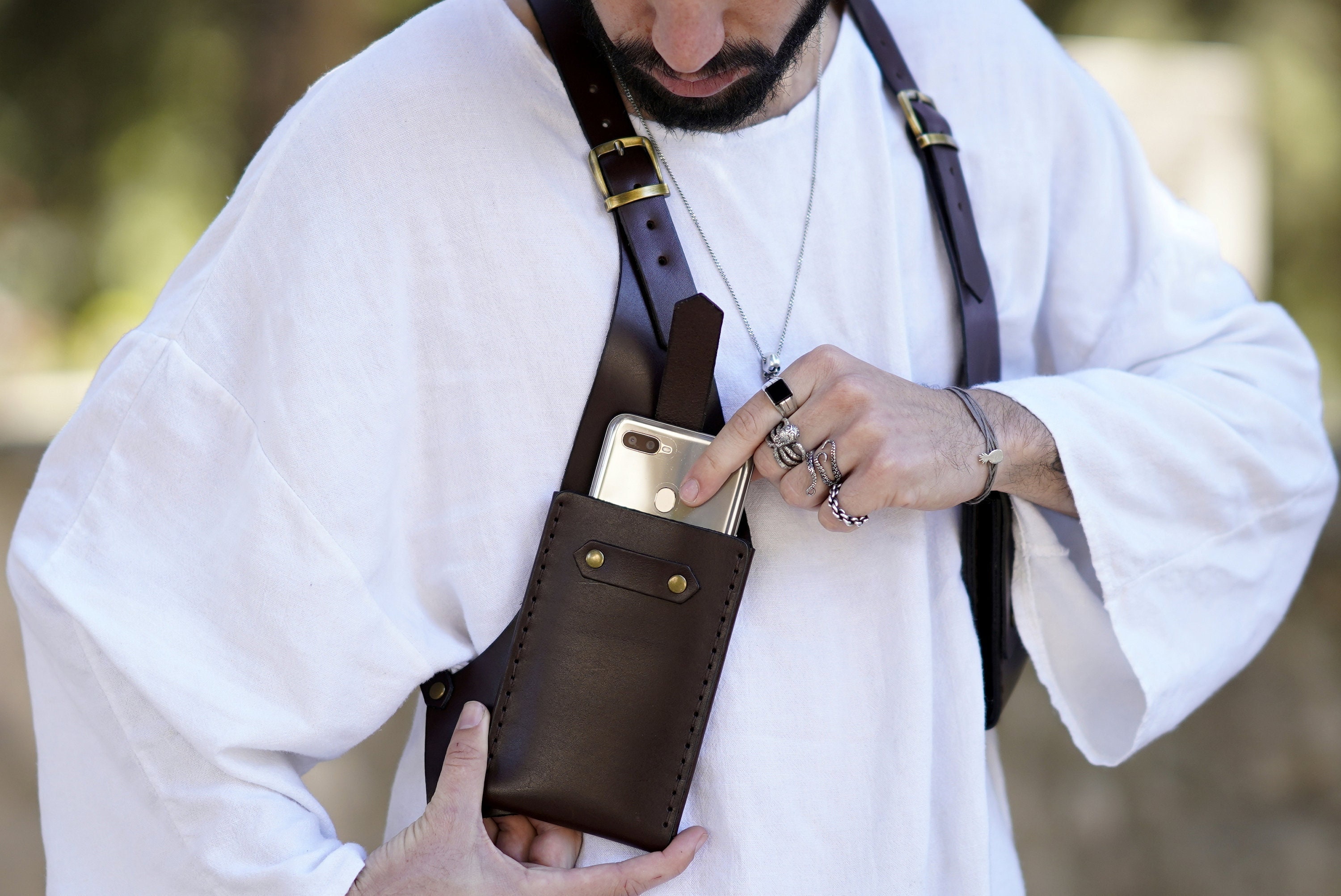 Leather Holster Shoulder Bag