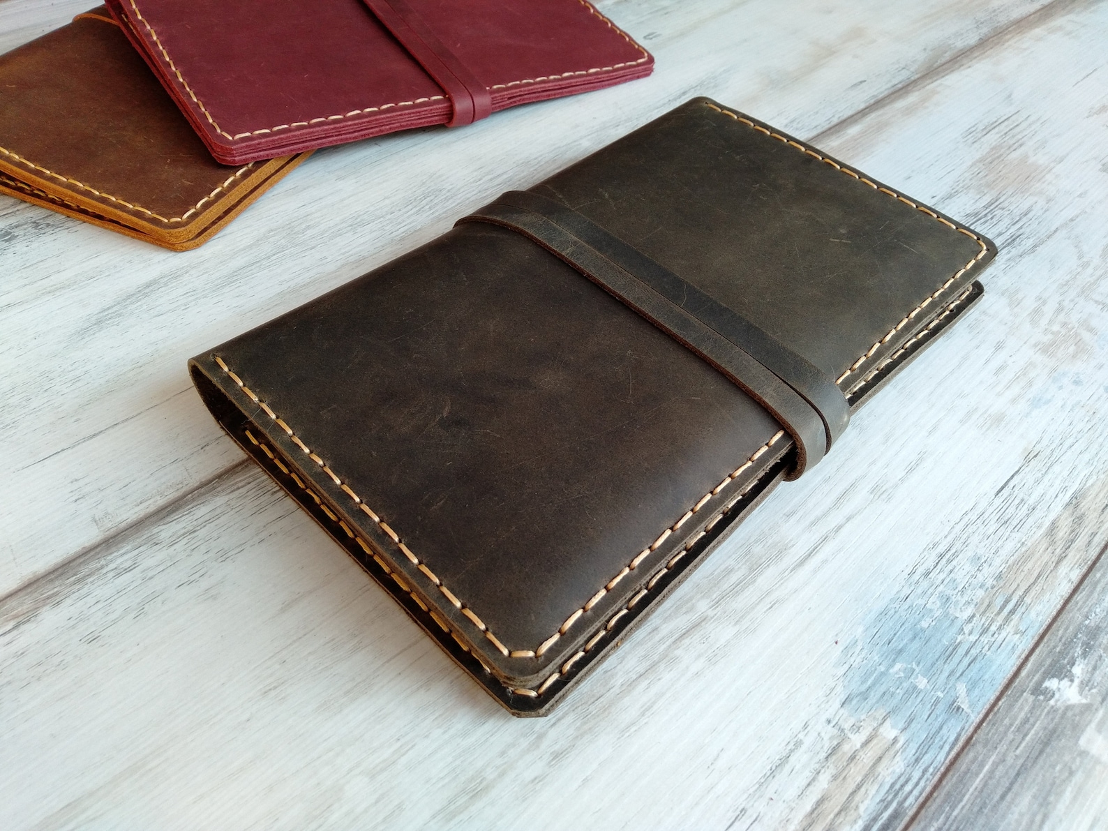 Leather Large Size Moleskine Organizer Leather Moleskine Cover Etsy