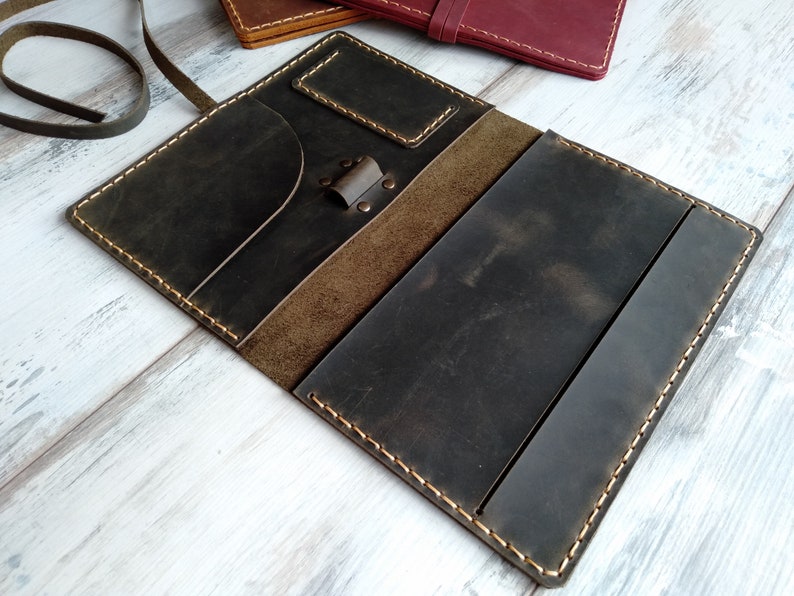 Leather Large Size Moleskine Organizer Leather Moleskine Cover Etsy