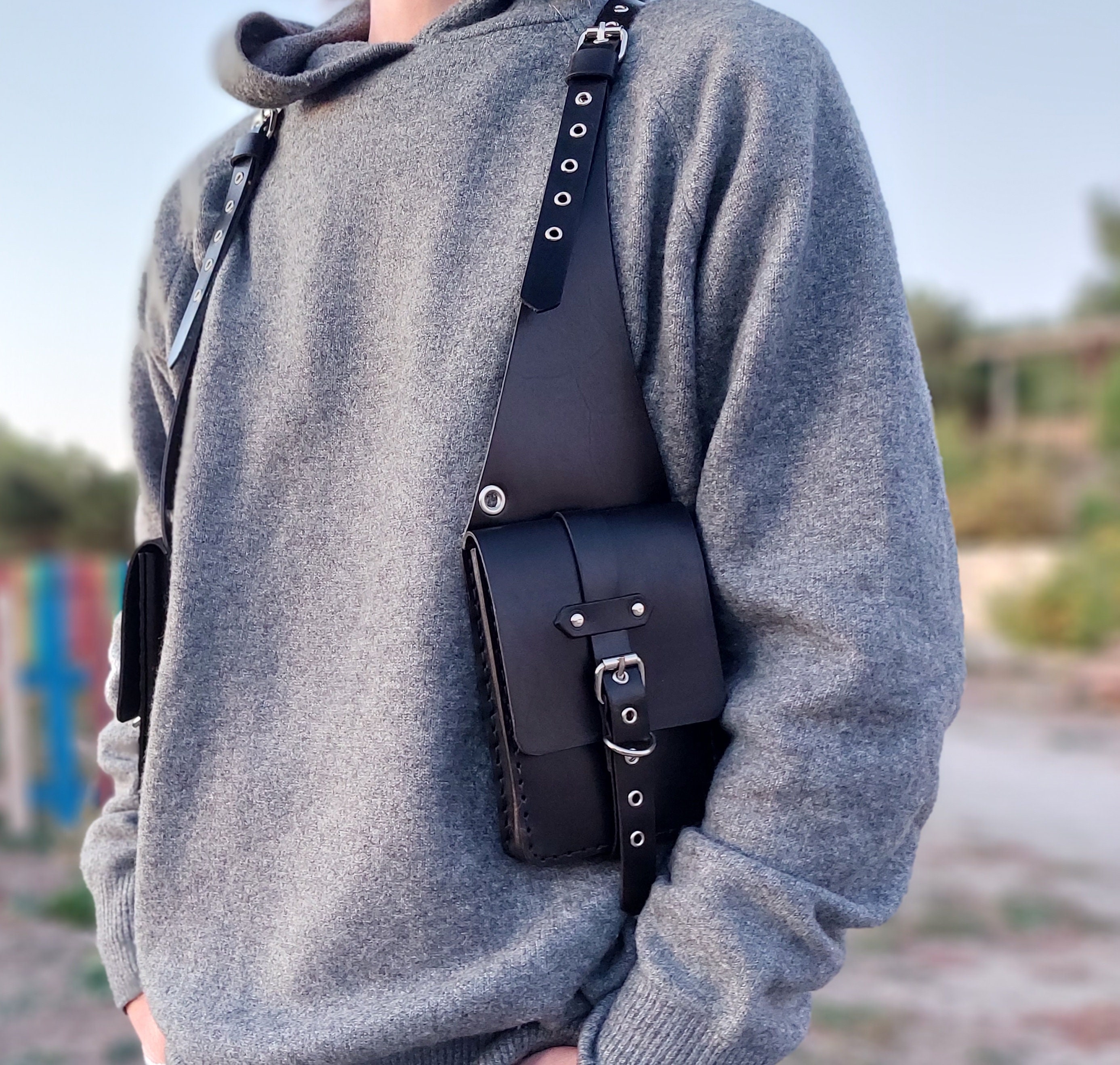 Chest harness shop bag men