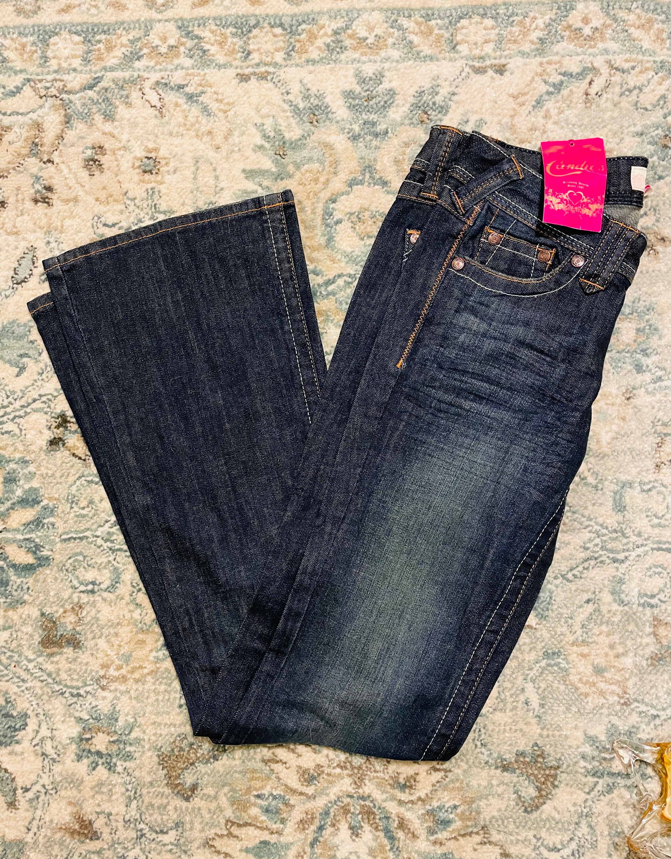 Kohls Dark Denim Womens Flare Jeans 