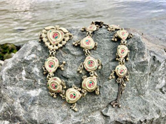 Vintage Rajasthan Indian Ethnic Tribal Ponytail Decor Piece