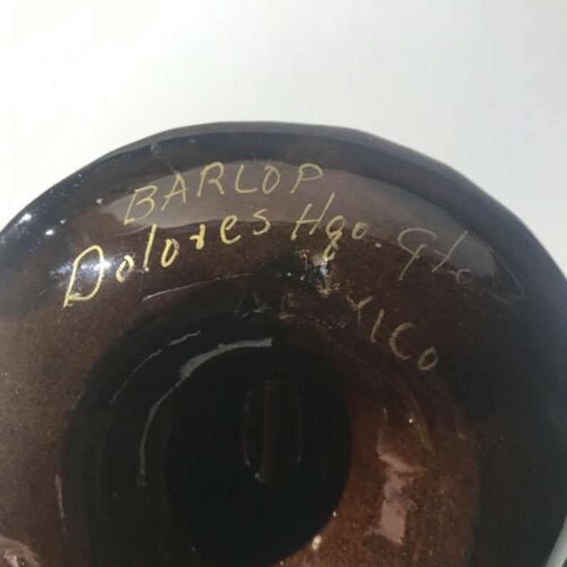 Vintage Barlop Dolotes Ceramic Sombrero Ashtray