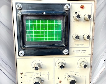 Vintage Laboratory HeathKit Model 10-102 Oscilloscope Lab Equipment