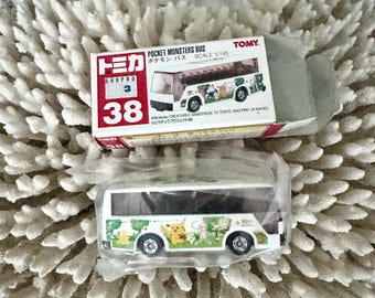 New Old Stock Pocket Monsters Bus 38 Scale 1/145 Pokemon Nintendo