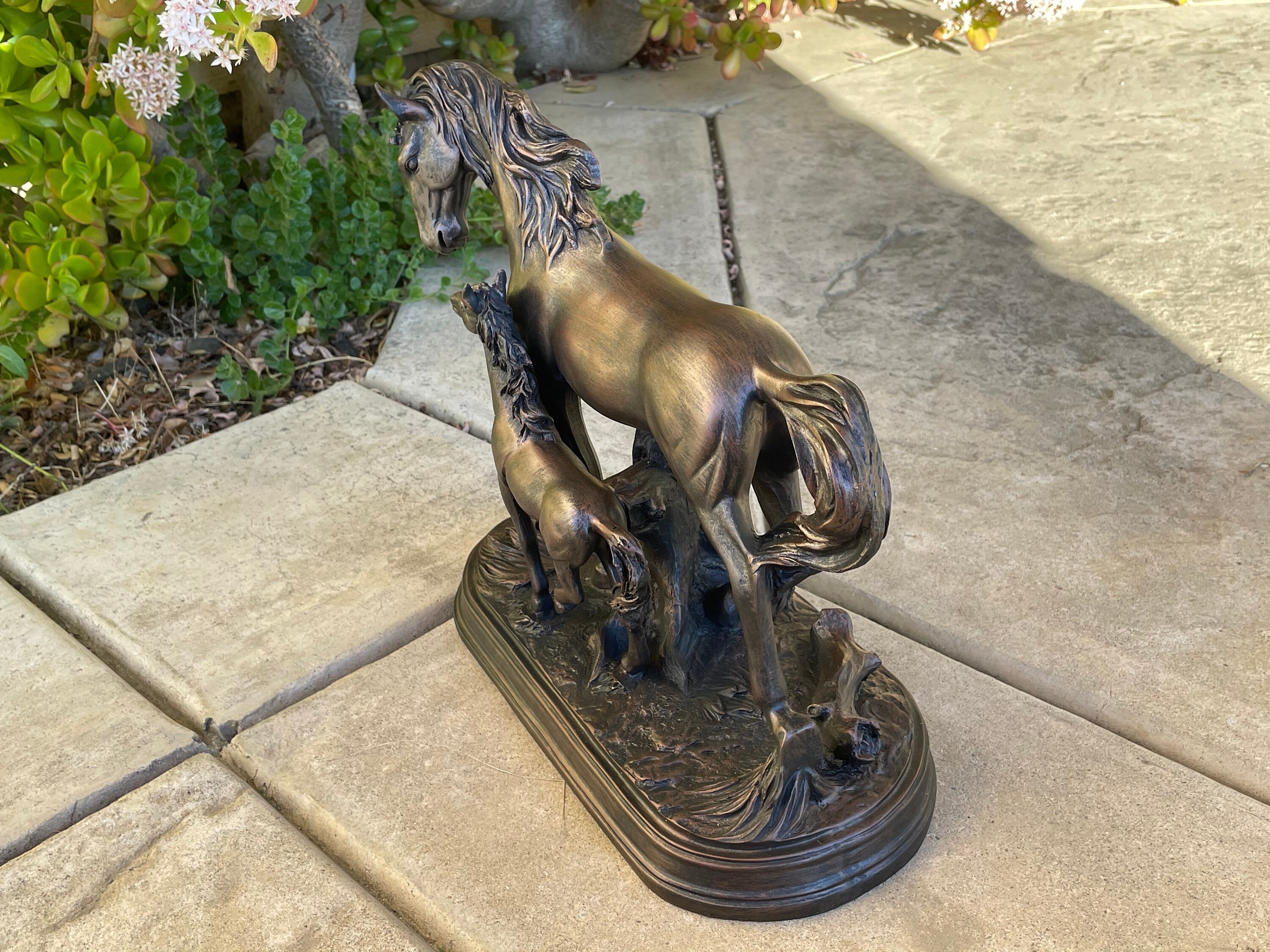 Bronze Tone Horses Cracker Barrel Old Country Store Horse and Etsy