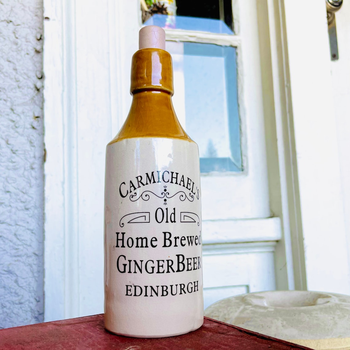 Carmichaels Old Home Brewed Ginger Beer Edinburgh Stoneware Etsy