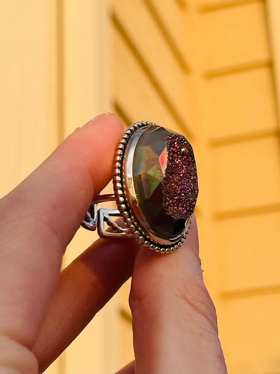 Titanium Druzy Quartz CL Colleen Lopez 925 Sterling S Gem