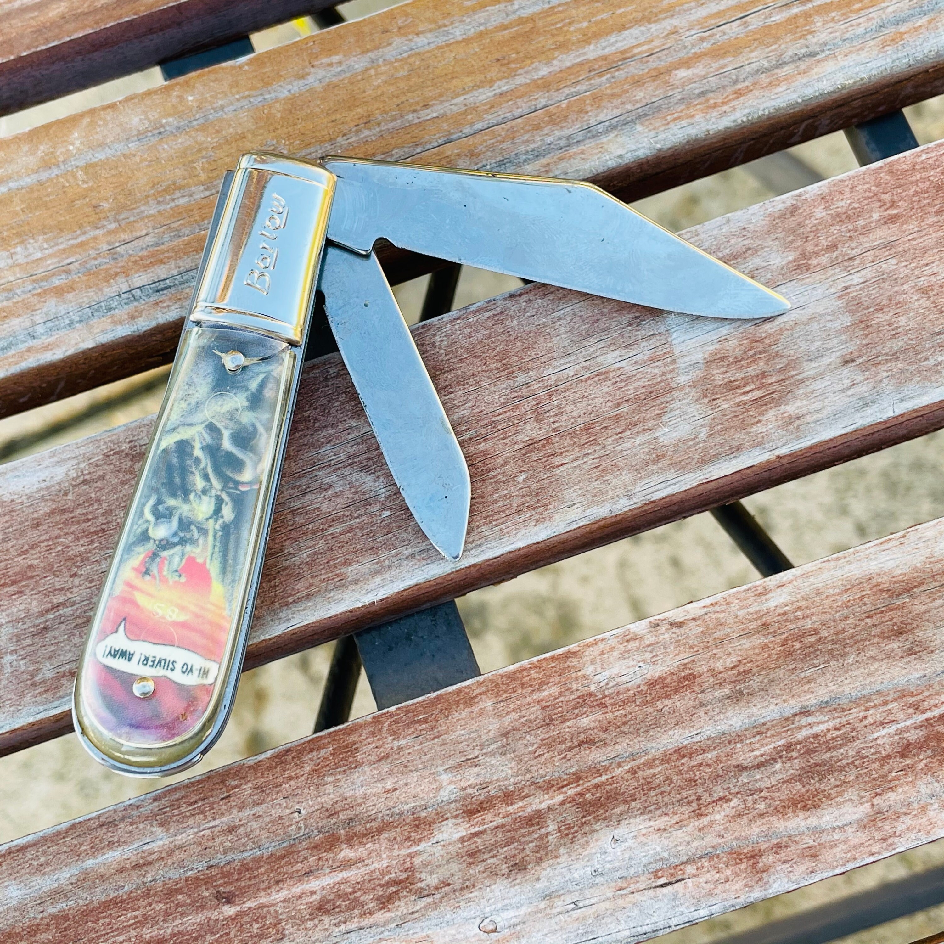 Vintage Lone Ranger Tonto Barlow US Novelty Made Bar Low Knife Etsy