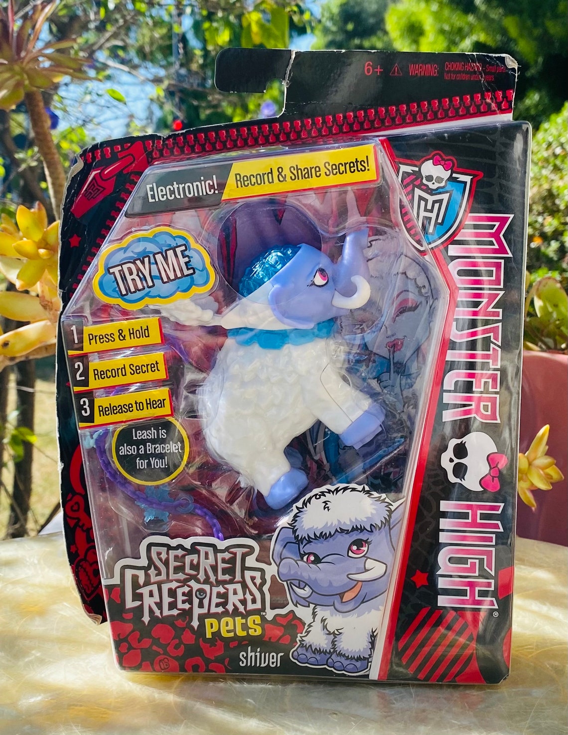 Monster High Secret Creepers Pet Shiver Toy Mammoth Unopened Etsy