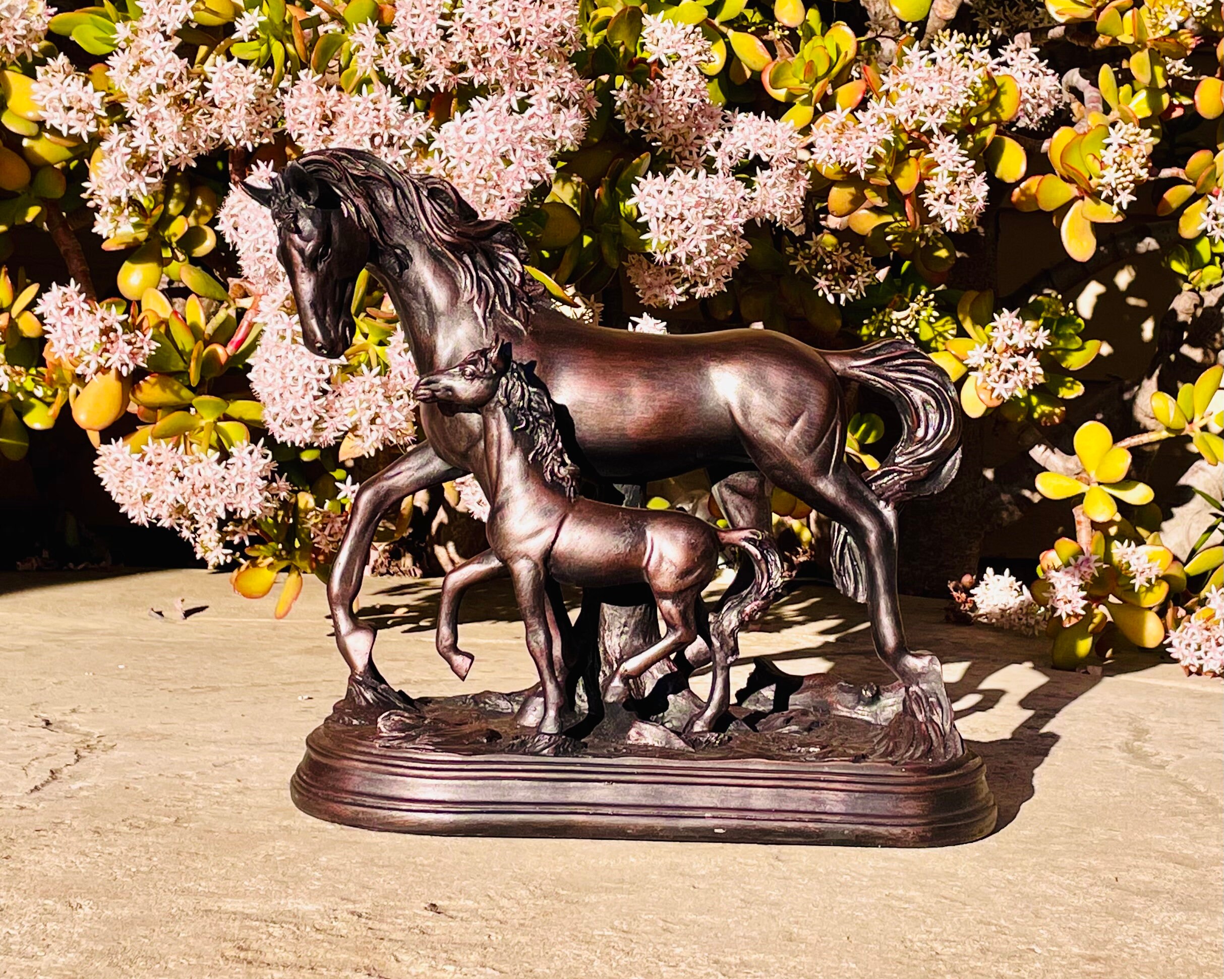 Bronze Tone Horses Cracker Barrel Old Country Store Horse and Etsy