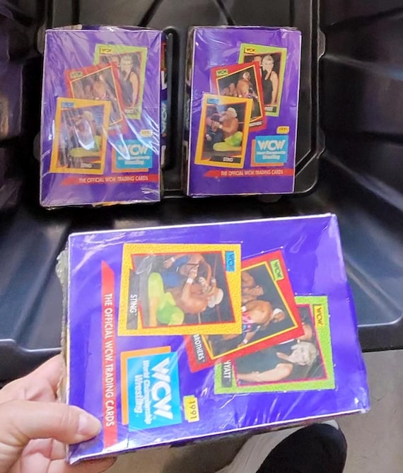 New WCW World Championship Wrestling Unopened Box 1991 Trading