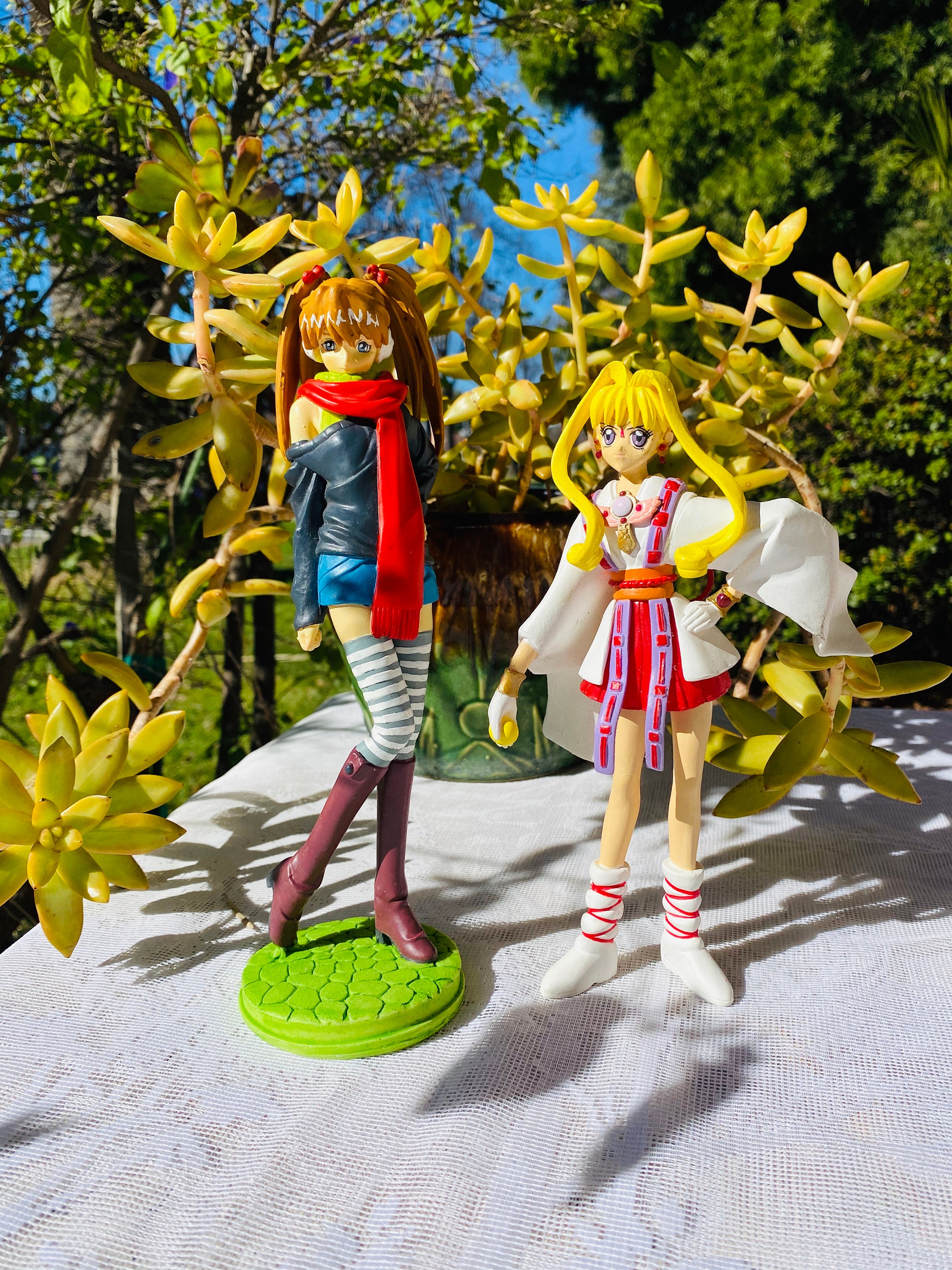7CM Sailor Moon Figure Tsukino Usag Anime PVC Doll Creative Collection Cake deco 
