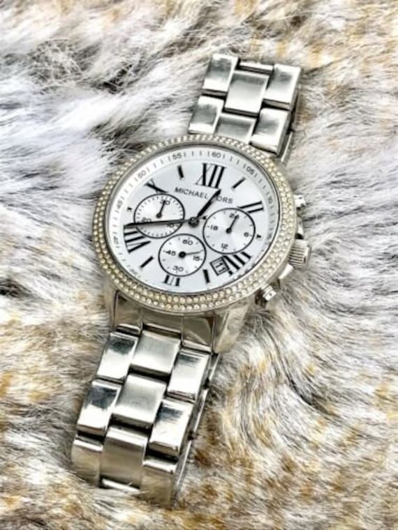 MICHEAL KORSの腕時計 MICHAEL KORS Ladies MK5776 Silver White Dial Analog