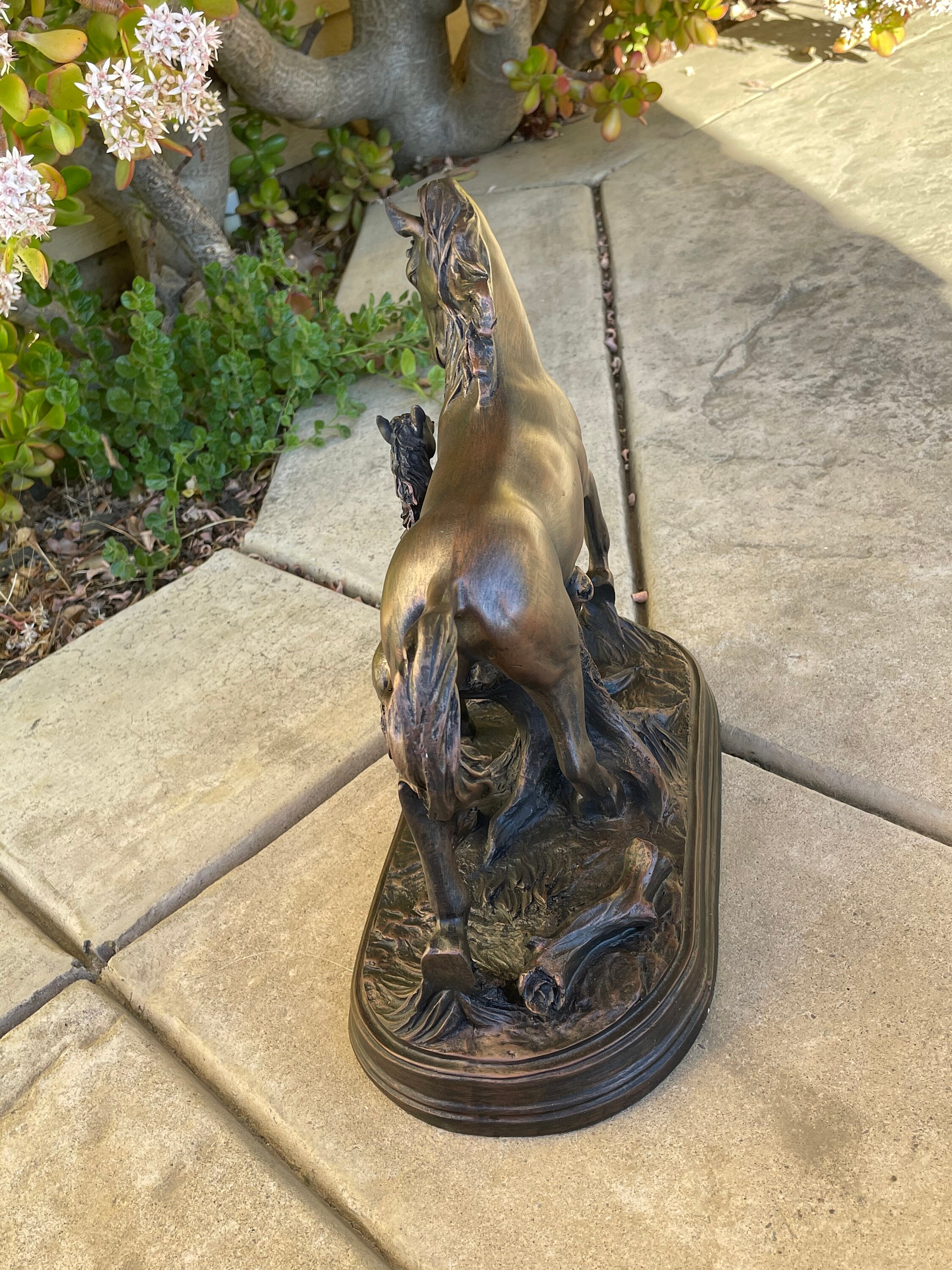 Bronze Tone Horses Cracker Barrel Old Country Store Horse and Etsy