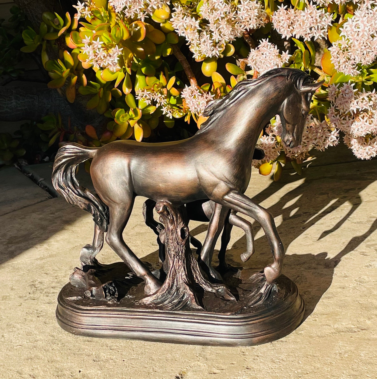 Bronze Tone Horses Cracker Barrel Old Country Store Horse and Etsy