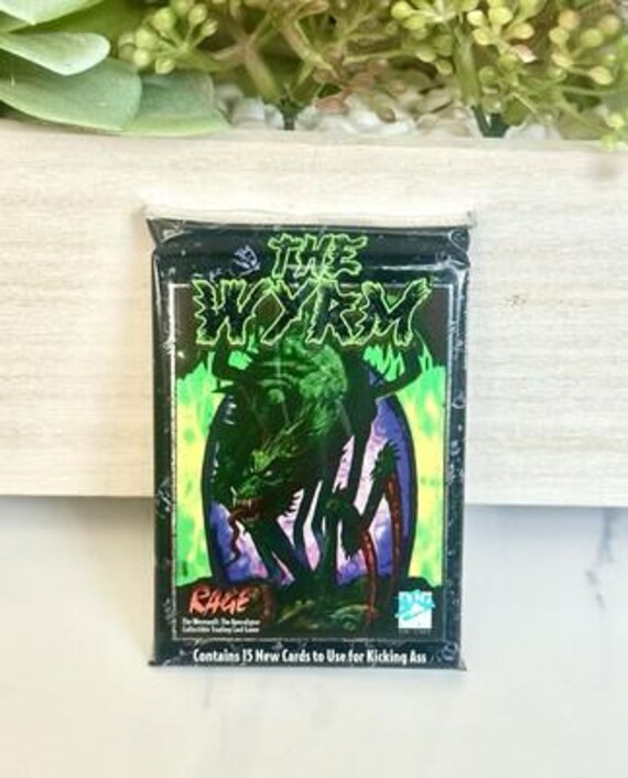 New 1995 THE WYRM Sealed Booster Pack (15 Cards) Rage the Werewolf  Apocalypse - Etsy Israel