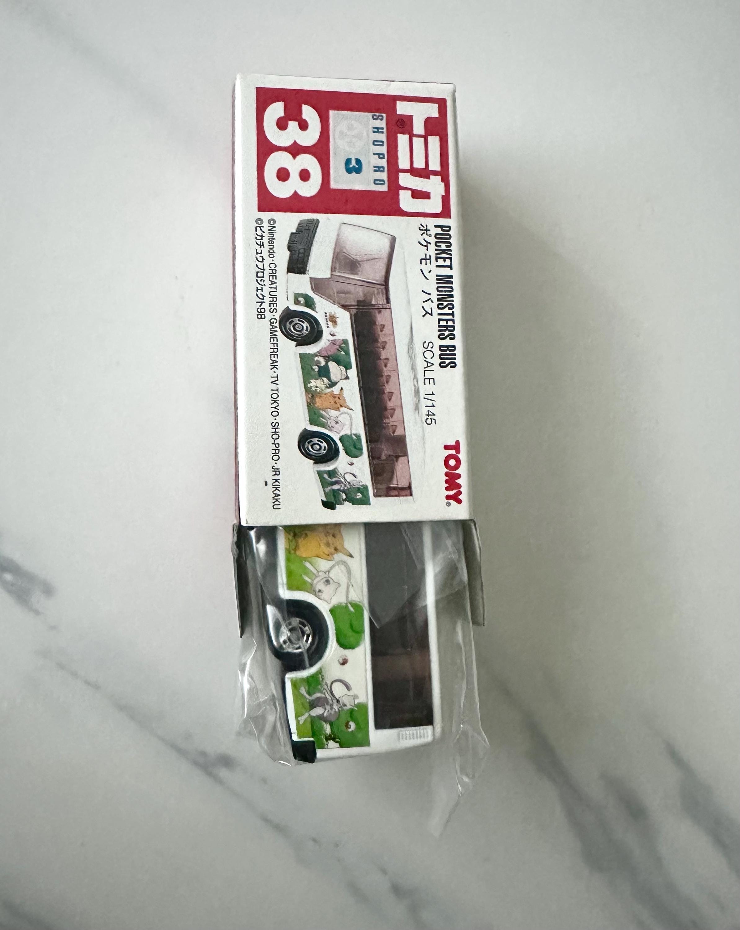 New Old Stock Pocket Monsters Bus 38 Scale 1/145 Pokemon Nintendo