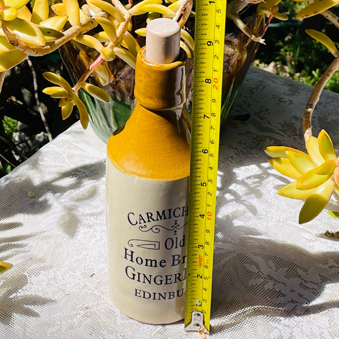 Carmichaels Old Home Brewed Ginger Beer Edinburgh Stoneware Etsy