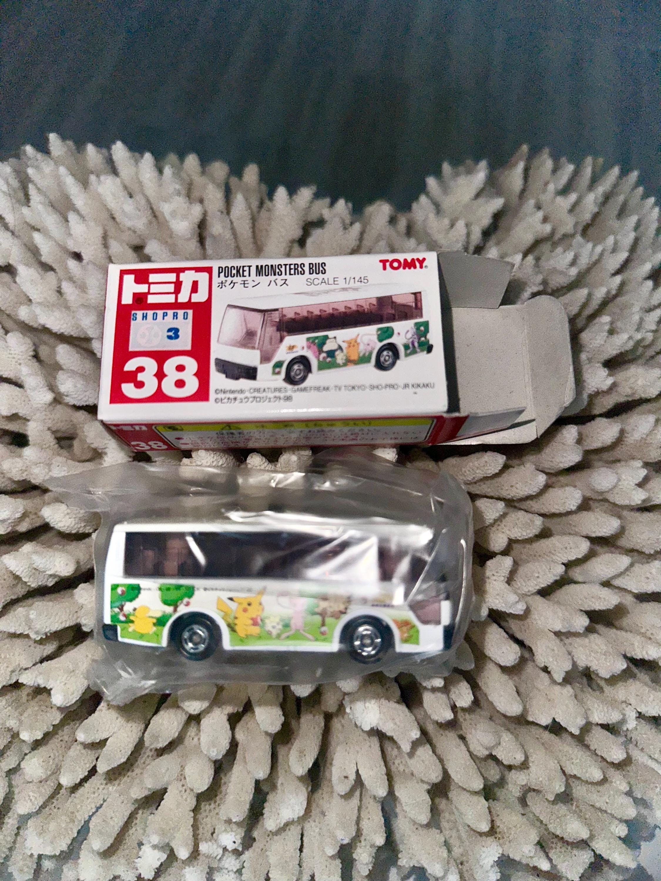 New Old Stock Pocket Monsters Bus 38 Scale 1/145 Pokemon Nintendo