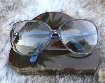 Signed Frame Austria Silhouette M114 Perscription Glasses W Blue Frame