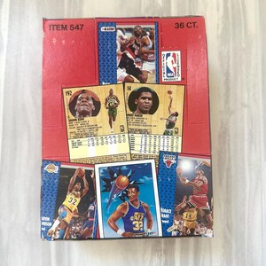 Nuova scatola di basket NBA Fleer del 1991 (36 confezioni) possibili Jordan, Magic, Bird