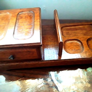 Wooden Jewelry Box Display Tray Organizer