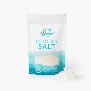 2.2 lb, 1 KG Dead Sea Salt Coarse , Fine | Bulk Salt | Free Shipping | 100% Pure and Natural | DIY Bath Salt | Soothe Skin Eczema Treatment