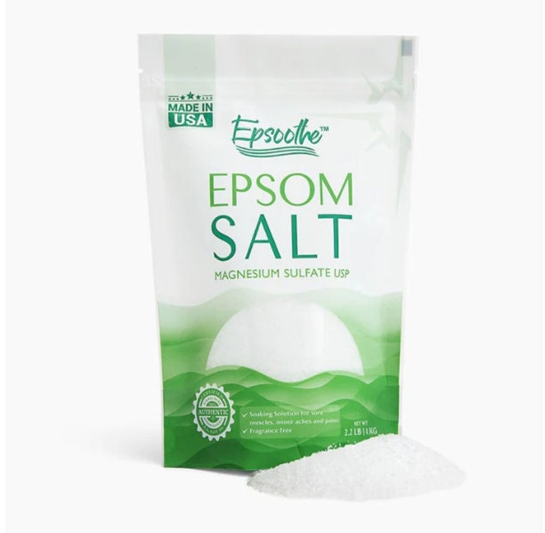 2.2LB, 1 KG Epsom Salt magnesium Sulfate USP Free Shipping Bulk Salt