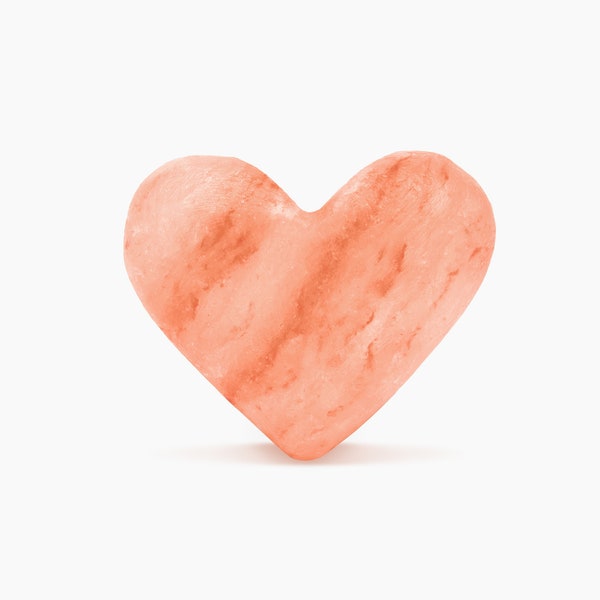 Himalayan Salt Massage Stones (Heart Shape) , Single or Sets of 5 |  FREE SHIPPING | 100% Pure & Natural