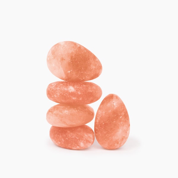 Himalayan Salt Massage Stones (Tear Drop Shape) , Single or Sets of 5 |  FREE SHIPPING | 100% Pure & Natural