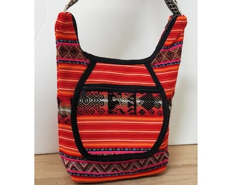 Peruvian Fabric Handbag | Textile Bag | Shoulder Handbag