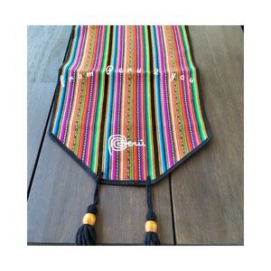Chemin de table du Pérou | Chemin de table en textile péruvien