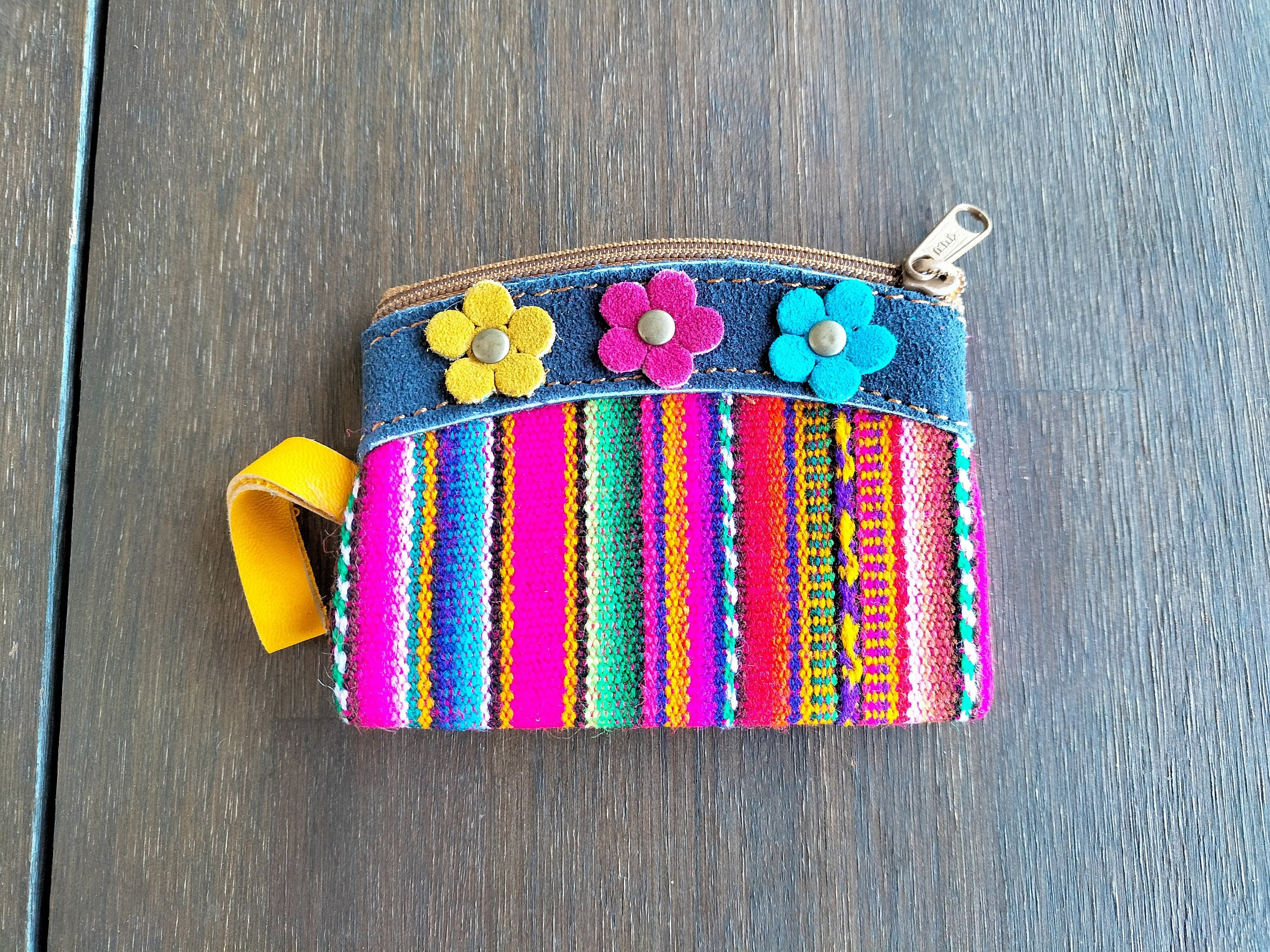 Andean Leather Wallet - Etsy