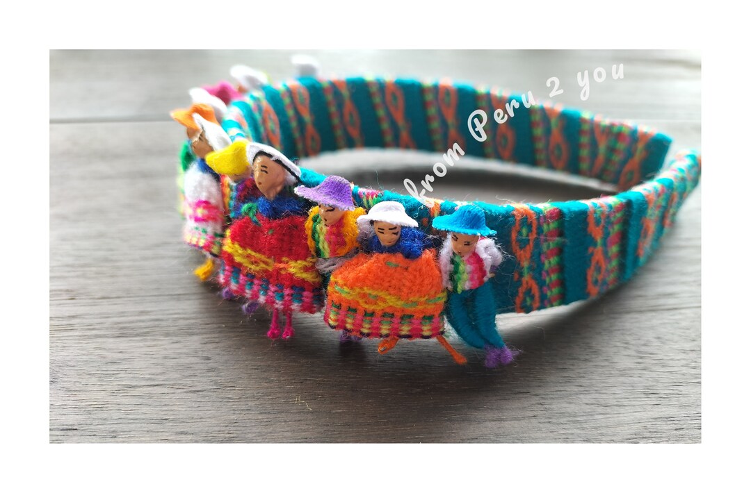 Peruvian Headband Andean Headband Hand Crafted Colourful Headband