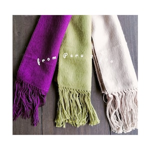 Camargo alpaca sjaal | Heldere sjaal