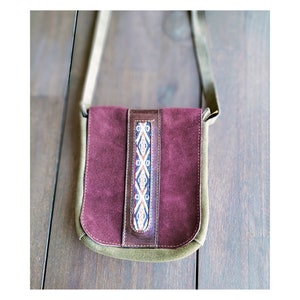 Bolso de Piel de Ante Hecho a Mano en Perú