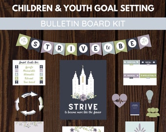 Children & Youth Initiative Goal Setting Bulletin Board Kit