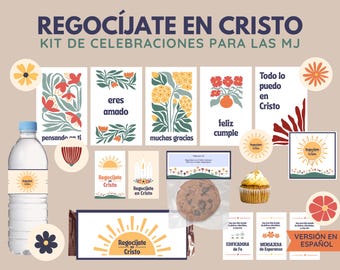 2027 LDS Young Womens Celebrations Kit in Spanish | SUD Kit de Celebrar Mujeres Jóvenes: Regocíjate en Cristo | Descarga Digital